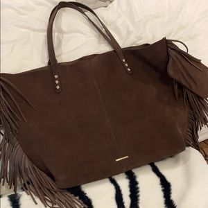 Rebecca Minkoff Brown Suede Bag Gently Used